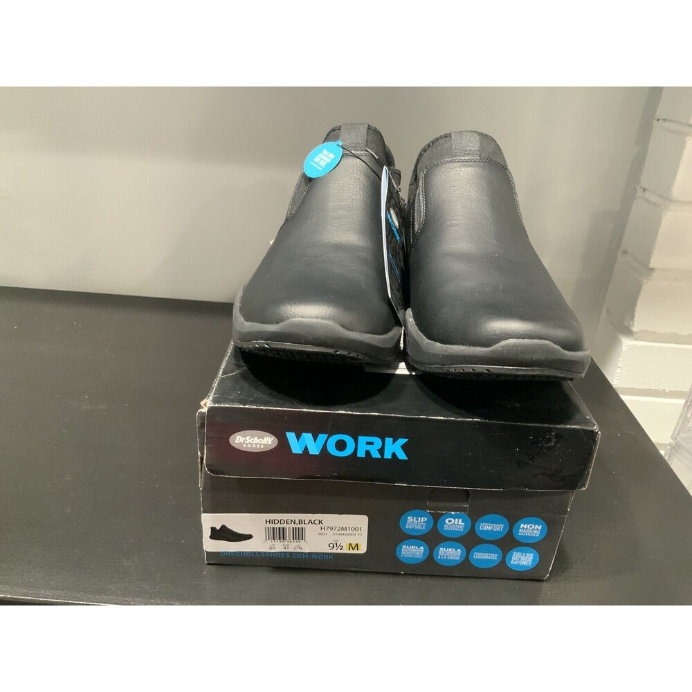 Dr Scholl's Work Hidden Men's Black Size 9.5 M